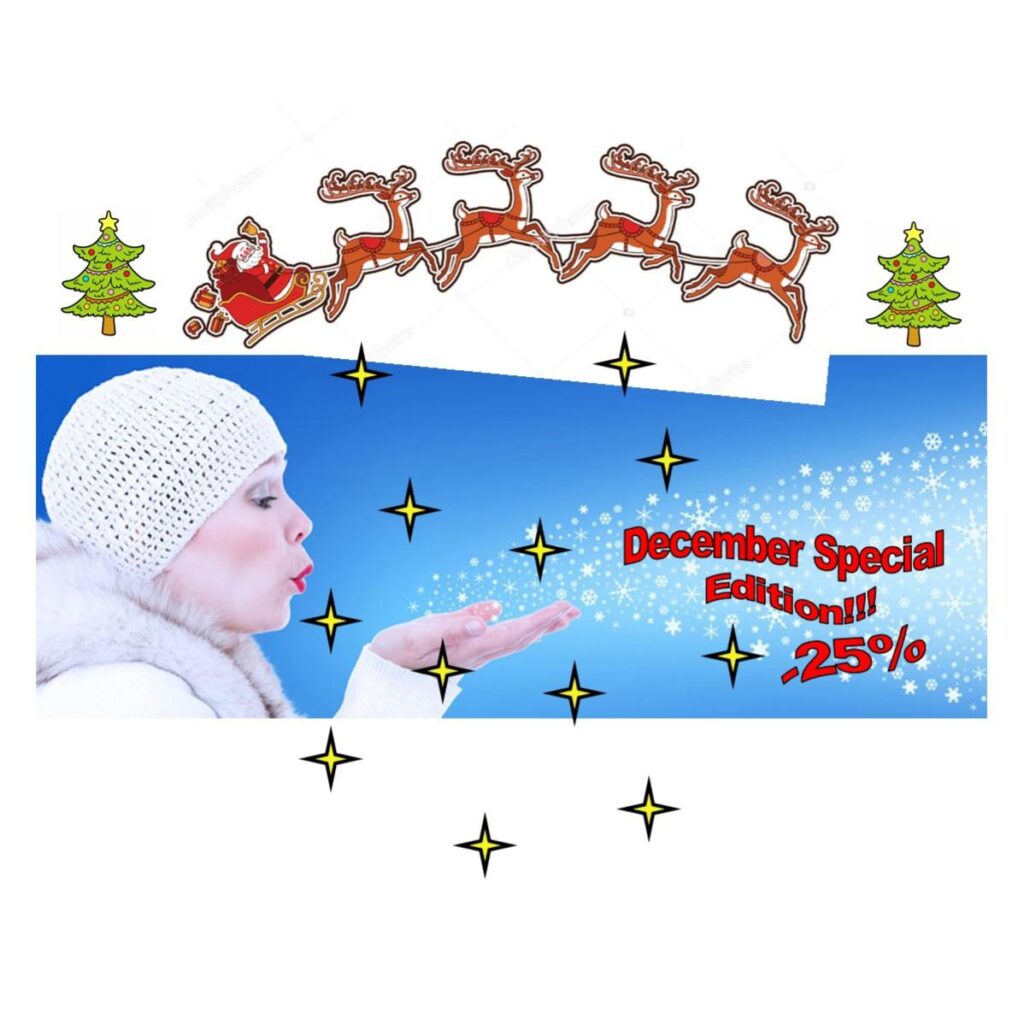 Speciale Dicembre! Sconti fino al -25%!!!